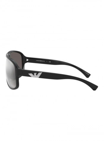Men's UV-Protection Rectangular Sunglasses - Lens Size: 63 mm