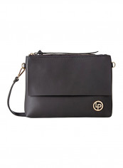 Polyester Blend Crossbody Bag LWSL00296GREY Grey
