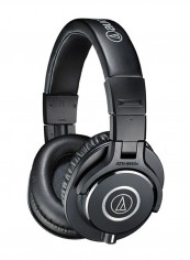 ATH-M40x Professional Foldable Over-Ear Headphones With Detachable Cables Black