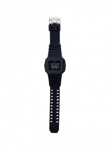 Men's Silicone Digital Wrist Watch DW-D5500BB-1DR