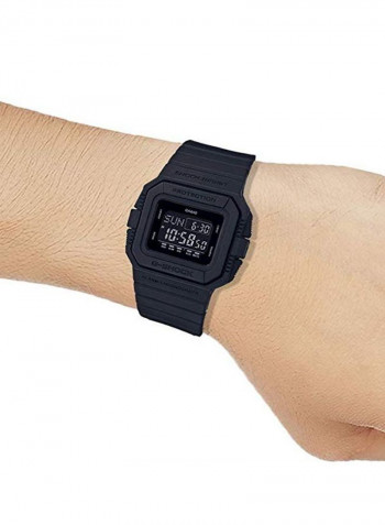 Men's Silicone Digital Wrist Watch DW-D5500BB-1DR