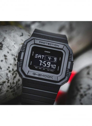 Men's Silicone Digital Wrist Watch DW-D5500BB-1DR