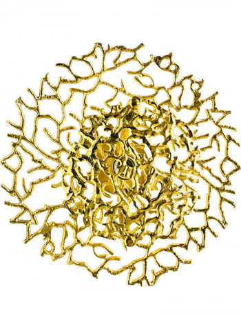 Beautiful Wall Lamp Gold 43x19x43cm