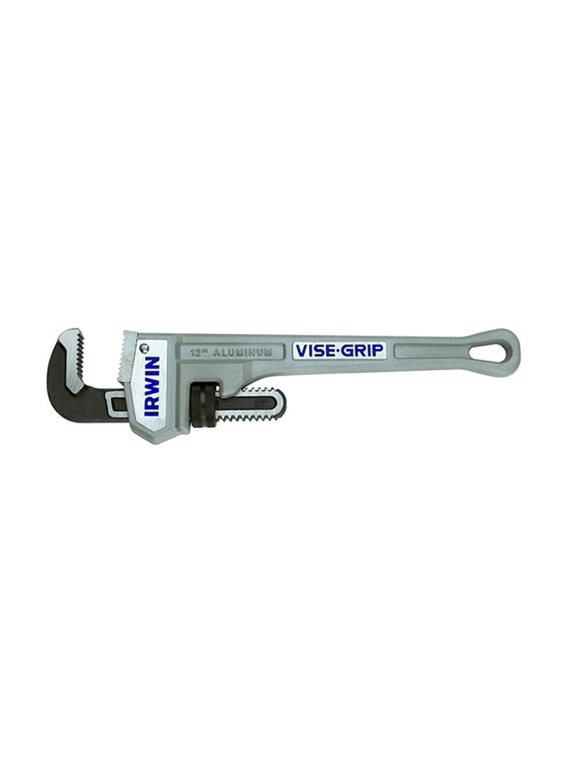 Cast Aluminum Pipe Wrench Silver 36x5inch