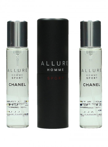 3-Piece Allure Homme Sport EDT Set 3x20ml