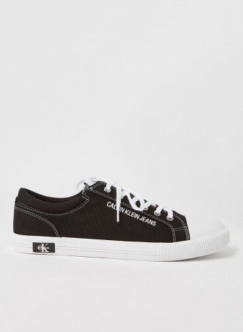 Canvas Low-Top Sneakers Black