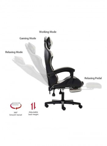 High Back Video Game Chair Black/White