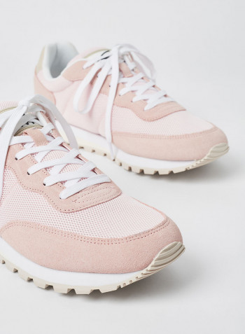 Mesh Casual Sneakers Light Pink