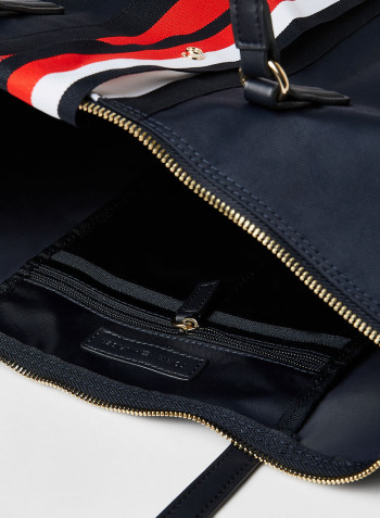 Monogram Shopper Bag Blue