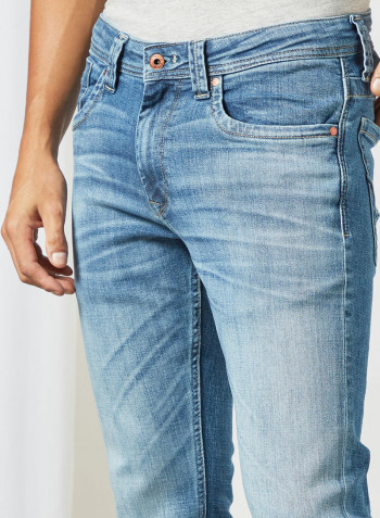 Straight Fit Jeans Light Blue