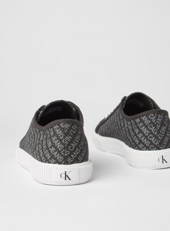All-Over Logo Sneakers Black