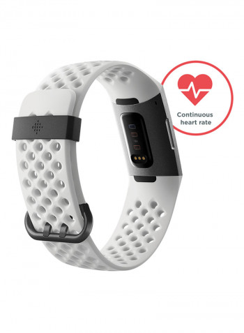 Charge 3 NFC Special Edition Advanced Fitness Tracker Frost White/Graphite