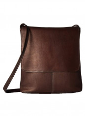 Colombian Flap Over Crossbody Bag Brown