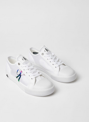 Transparent Ripstop Sneakers White