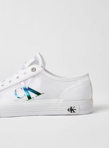 Transparent Ripstop Sneakers White