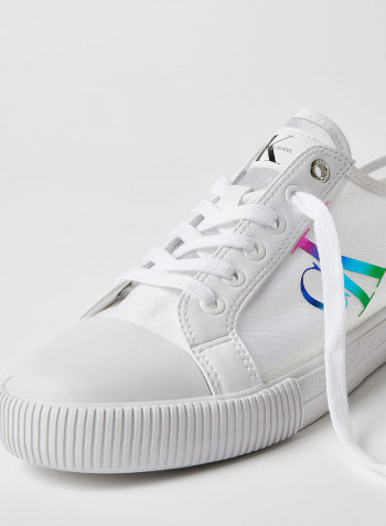 Transparent Ripstop Sneakers White