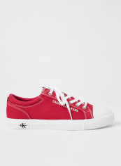 Vulcanized Low Top  Sneakers Red