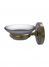 Prestige Regal Collection Wall Mounted Soap Dish Gold/Clear 3x4.5x2.5inch