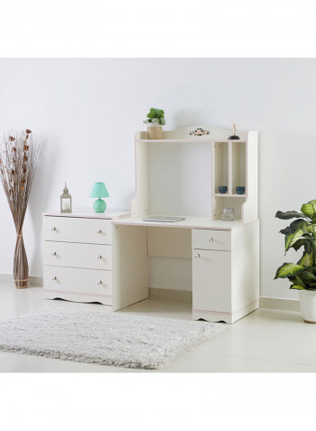 3-Drawer Camellia Dresser White