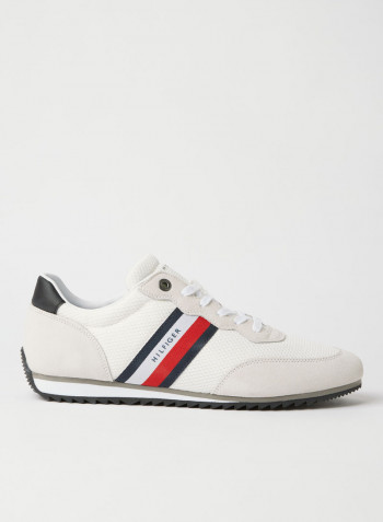 Essential Mesh Signature Tape Sneaker White