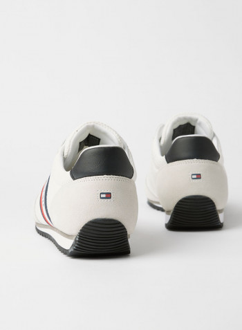Essential Mesh Signature Tape Sneaker White
