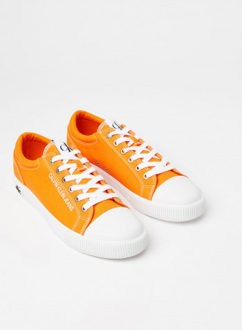 Vulcanized Low Top  Sneakers Orange