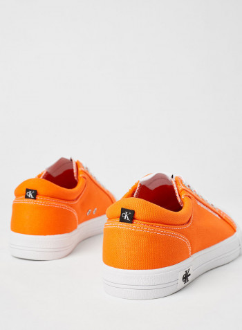Vulcanized Low Top  Sneakers Orange