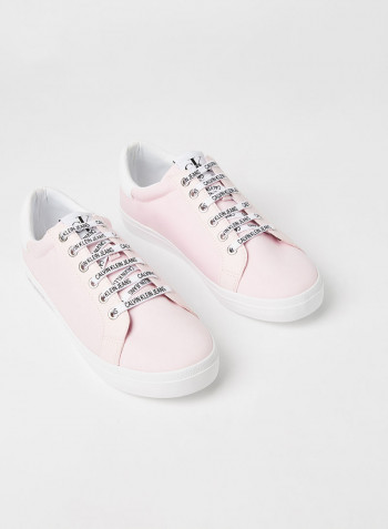 Logo Plimsoll Sneakers Pink