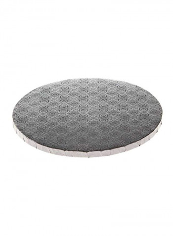 Rectangular Tart Pan With Removable Bottom Silver/White 11.25x8x1inch