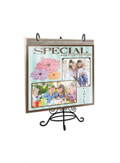 Metal Scrapbook Stand Black