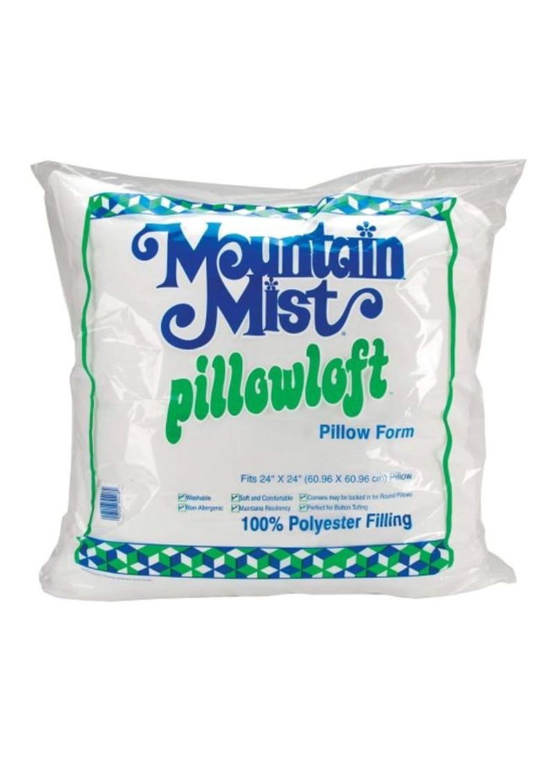 Pillowloft Pillowform Polyester White 24x24inch