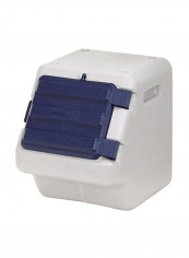 Stak-N-Stor Stackable Storage White/Blue 9gallon