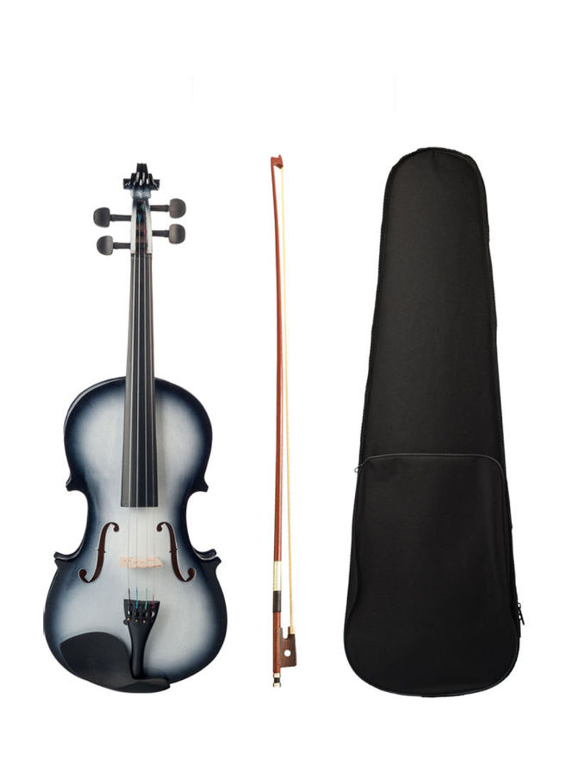 Full Size 4/4 Handmade Acoustic Violin And Maple And Brazil Round Timber For Students Adults Beginners Music Perfomance Training With Bow Storage Case