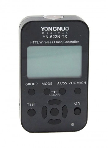 Flash Transmitter For Nikon DSLR Camera 15.19x 15.19x5.08cm Black