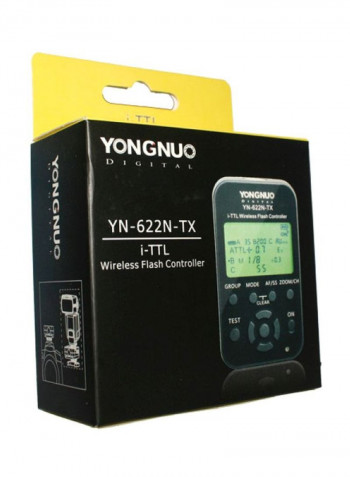 Flash Transmitter For Nikon DSLR Camera 15.19x 15.19x5.08cm Black