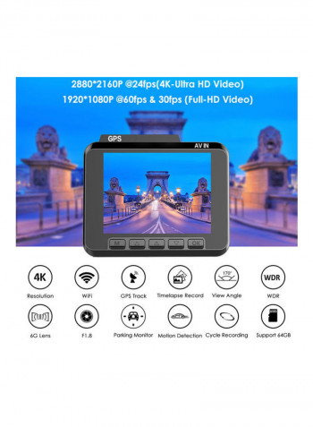 M06 4K WiFi Dash Camera