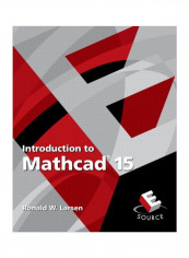 Introduction To Mathcad 15 Paperback