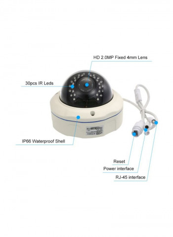 Wireless IR-Cut Surveillance Camera With TF Card And Sim Card Slot