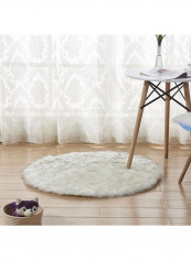 Simple European Soft Home Area Rug White 45X90centimeter