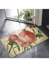 Flower Pattern Floor Mat Multicolour 120x160centimeter