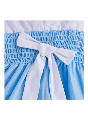 2-Piece Bassinet Liner Skirt And Hood Cover Set