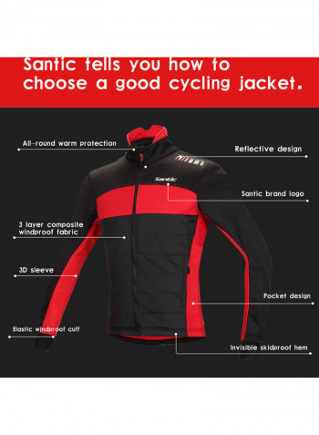 Fleece Thermal Cycling Jacket L