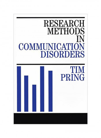 Research Methods In Communication Disorders Paperback