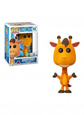 Pop! Ad Icons Flocked Geoffrey The Giraffe Vinyl Figure With Protector Case 4x6inch