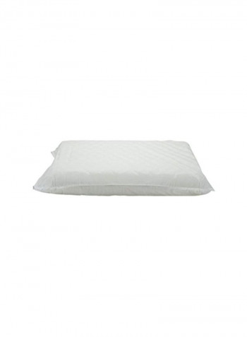 Neck Plus Cervical Pillow Foam White/Brown 21x13x5inch