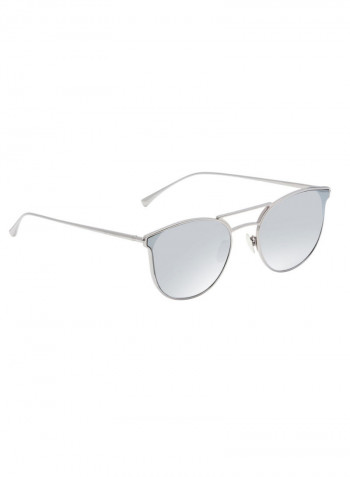Men's Round Frame Sunglasses - Lens Size: 56 mm
