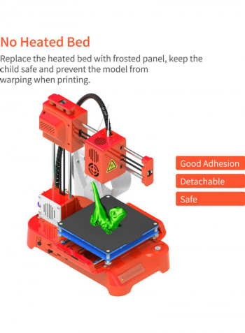 3D Printer With AU Plug Orange