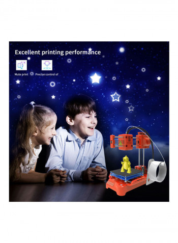 3D Printer With AU Plug Orange