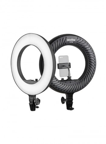 LR180 Ring LED Video Light Black