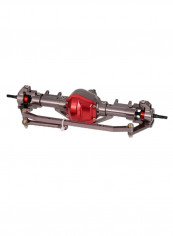 CNC Aluminum Front And Rear Axle With Steel Gear For 1/10 RC Crawler Car AXIAL SCX10 Honcho Jeep